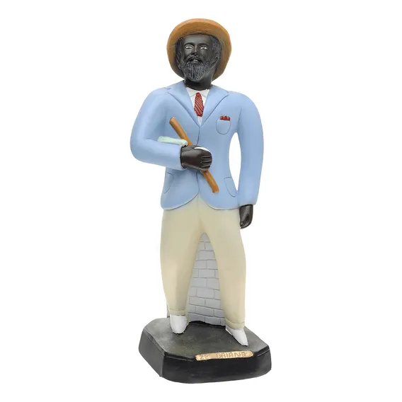 Imagem ZĂ© Baiano 60cm Gesso Escultura Umbanda Foto 1