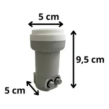Imagevox Lnb Universal Banda Ku Lnbf Duplo 2 Saídas Foto mini 2