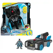 Imaginext Batm贸vel Bat-tech Batman DC Super Friends Com Luz Mattel Gwt24 Foto mini 1