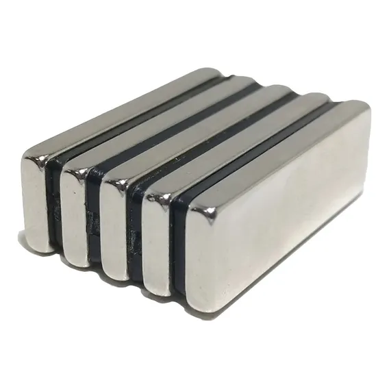 Imãs De NeodÃmio / Super Forte / 30mm X 10mm X 3mm * 5 Peças Foto 1