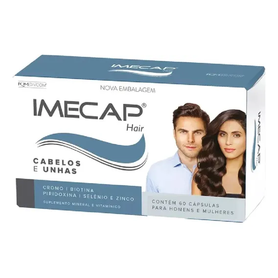 Imecap Hair 60 Cápsulas 1 Caixas Original Foto 1