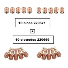 I.M.P consumiveis pmx45 10 bicos 220671 e 10 eletrodos 220669 Foto mini 2