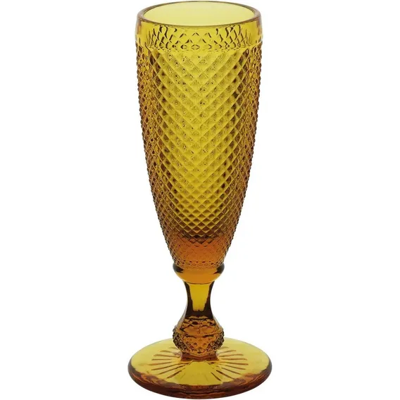 Imperial Jogo 6 Taças Champanhe 150ml Vidro Âmbar Foto 1
