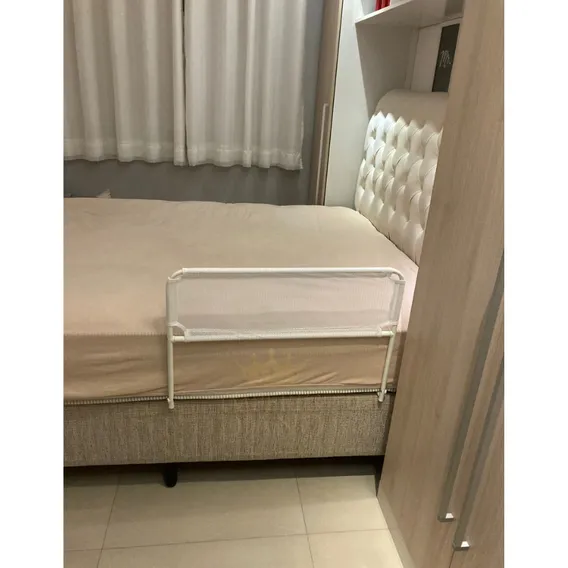 Império Diano kit 2 grades de cama grade cama 68x43cm branco aço Foto 1