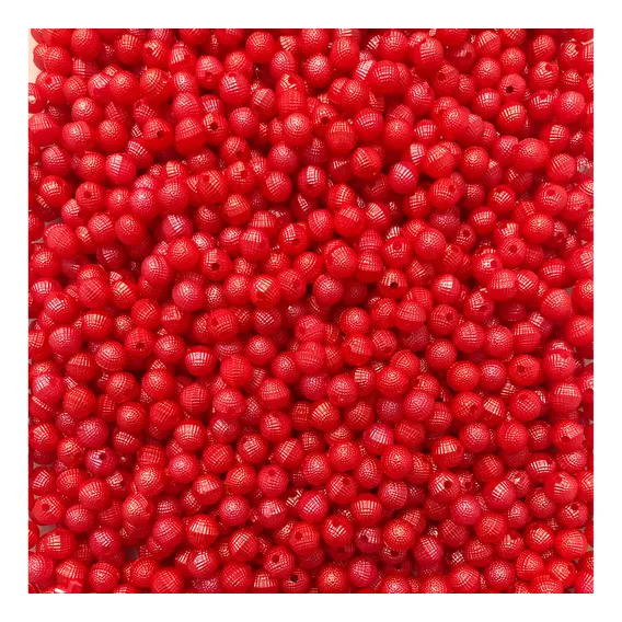 IMPORTADA/CHINA BOLA PLASTICA CRAQUELADA Vermelho Bola Unidade 1 440 1 8 mm 100 g Foto 1