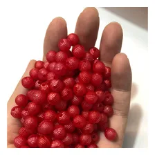 IMPORTADA/CHINA BOLA PLASTICA CRAQUELADA Vermelho Bola Unidade 1 440 1 8 mm 100 g Foto mini 2