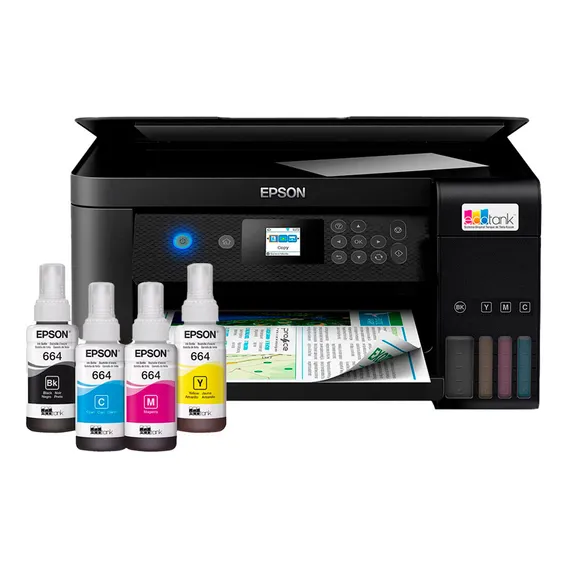 Impressora Epson L4260 Wi-fi + Kit Tintas 4 Cores Adicional Foto 1