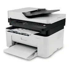 Impressora multifuncional branca Hp 137fnw Laser MFP Foto mini  2