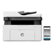 Impressora multifuncional branca Hp 137fnw Laser MFP Foto mini 4