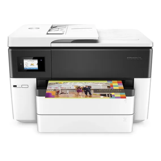 Impressora multifuncional cor HP OfficeJet Pro 7740 127/220V Foto 1