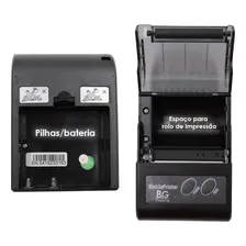 Impressora Portátil B&g Mini Impressora Preta Térmica Foto mini 3