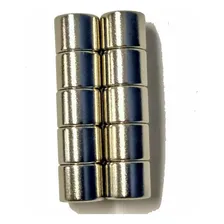 Imãs De Neodímio 10mm X 8mm - 10peças / Super Forte Foto mini 3