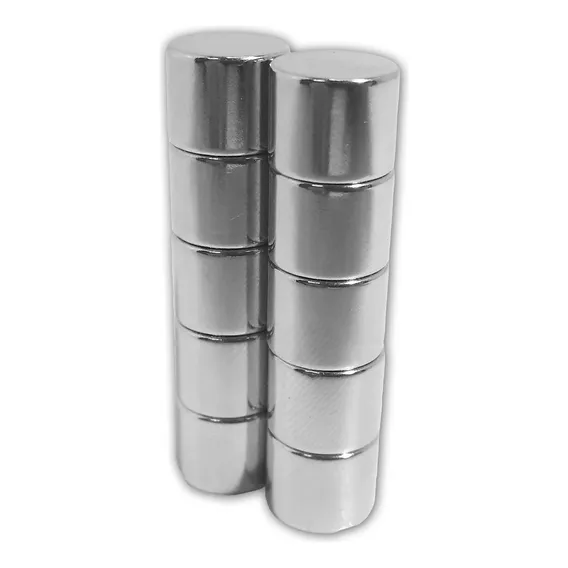 Imãs De Neodímio 10mm X 8mm - 10peças / Super Forte Foto 1