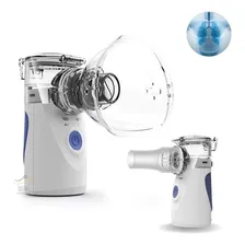 Inalador Infantil Portátil 2 Máscaras Nebulizador Silencioso Foto mini 4