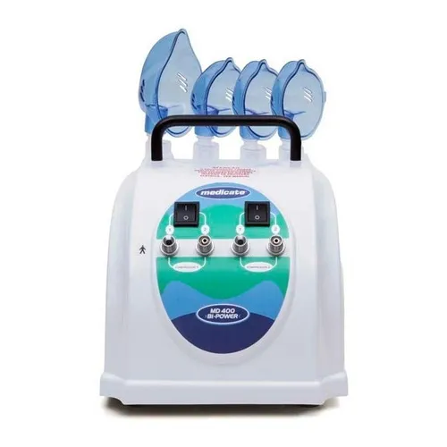Inalador Nebulizador Md400bp Com 4 Saídas Bivolt Medicate Cor Branco 110V/220V Foto 1
