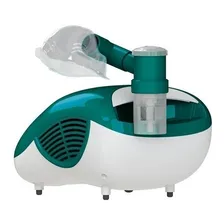 Inalador Nebulizador Pneumatico Pulmomais + Cor Verde/branco 127v/220v Foto mini 2