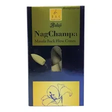 Incenso Cascata Backflow Massala Balaji Nag Champa 10 Cones Foto mini 3