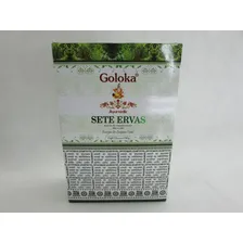 Incenso Goloka Sete Ervas 12 Caixinhas C/15 Varetas Cada Fragrância 7 ervas Foto mini  2