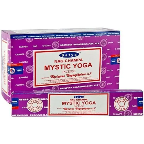 Incenso Indiano De Massala Satya Mystic Yoga 15g Foto 1