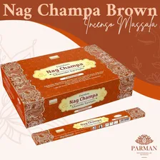 Incenso Massala Retângulo Nag Champa Brown 25 Caixas Foto mini  2