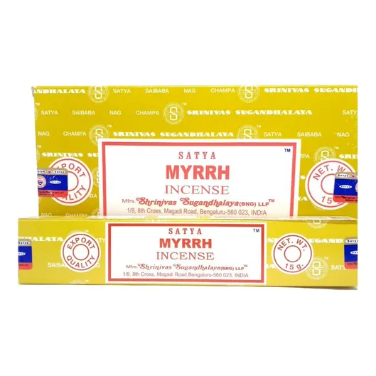 Incenso Massala Satya Myrrh Mirra Foto 1