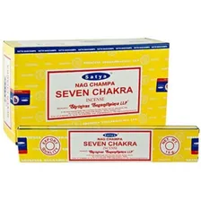 Incenso Massala Satya Seven Chakra Box C/ 12 Caixas De15gr Fragrância Seven Chakras Foto mini 3