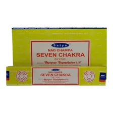 Incenso Massala Satya Seven Chakra Box C/ 12 Caixas De15gr Fragrância Seven Chakras Foto mini 1