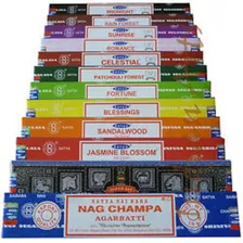 Incenso Nag Champa Satya Aromas Mistos 12un + 50g Palo Santo Foto mini 4