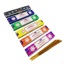 Incenso Nag Champa Satya Aromas Mistos 6cx D15gr Fragrância Mix Sortido Foto  mini 1
