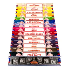 Incenso Nag Champa Satya Aromas Mistos 6cx D15gr Fragrância Mix Sortido Foto mini  2