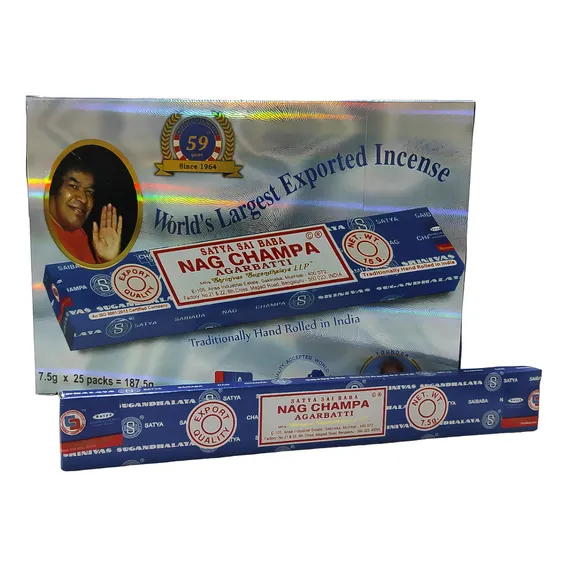 Incenso Nag Champa Satya Sai Baba + Brinde Foto 1
