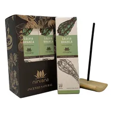 Incenso Nirvana - Linha Tradicional - Aromas Fragrância Sálvia Branca Foto mini 1