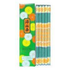 Incenso Senkô Budista Japonês Hossenko Maço 200 Bastonetes Fragrância Suave Cedro e Olíbano Foto mini 4