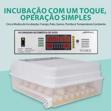 Incubadora para 64 ovos Joyfox Chocadeira Incubadora 23.5cm x 53.5cm x 46.5cm 220V 80W branco2 Foto mini 3