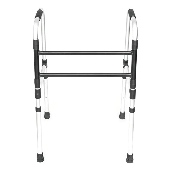 Indaiá andador indaiá idoso adulto aluminio dobravel regulavel 100kg Foto 1