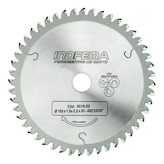 Indfema 8516.02 Disco Serra Mdf Serra Trilho Makita Sp6000 Maksiwa Sct1300i Cor Prata Foto 1
