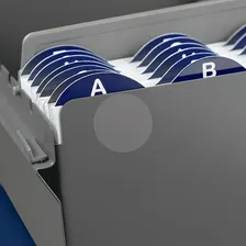 Indice P/ Fichario Mesa A-z 4x6 Organizador Fichas Acrimet Foto mini 4