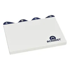 Indice P/ Fichario Mesa A-z 4x6 Organizador Fichas Acrimet Foto  mini 1