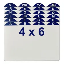 Indice P/ Fichario Mesa A-z 4x6 Organizador Fichas Acrimet Foto mini  3