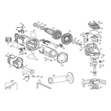 Induzido Esmerilhadeira Dwe4020 127v Dewalt 110v Foto mini 4