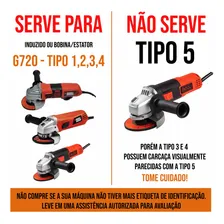 Induzido Esmerilhadeira G720 Tp 1/2/3/4 Br 127v - 5140003-62 Foto mini  2