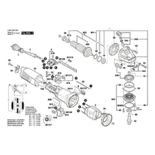 Induzido Esmerilhadeira Gws 11-125 Em 220v 1607000v51 Bosch Foto mini 3