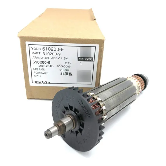Induzido Rotor Esmerilh Makita Mga452 110v 510200 9 Foto 1