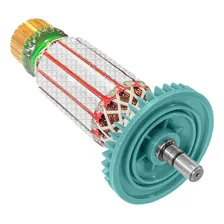 Induzido Rotor Suzer CompatÃvel Com Serra Mármore Gdc1440 Gdc14-40 Gdc12-34D 1548 E48 110v Com Resina Foto mini 3
