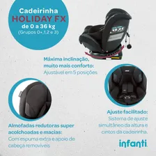 Infanti Holiday cadeirinha auto cor preto Foto mini 4