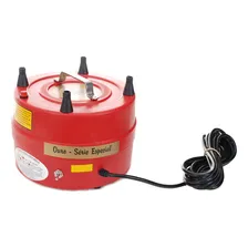 Inflador Compressor Bomba BalÔes Bexigas 4 Bicos Especial 110V Foto mini 2