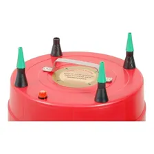Inflador Compressor Bomba BalÔes Bexigas 4 Bicos Ouro 220V Foto mini 2