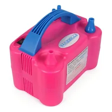 Inflador Elétrico 2 Bicos Balão Bexiga Compressor Voltagem Foto mini 1