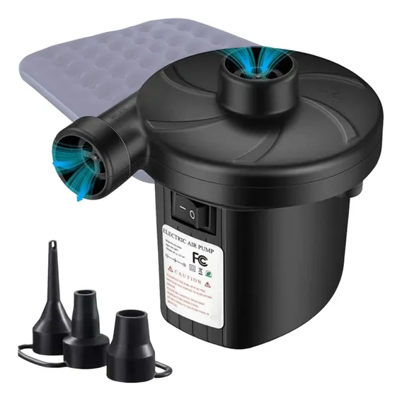 Inflador Elétrico Bomba Encher Colchão Boia Piscina Bola Com Bicos 127/220V Marca Universe Varyout Foto 1