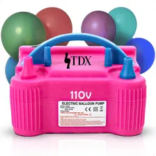 Inflador Enchedor De BalÔes Maquina De Enche Bomba 2 Bicos Inflador BalÔes Bomba Para Encher Balão Maquina De Encher Balao Compressor De Balão Marca Tdx Voltagem 127v Foto mini 1